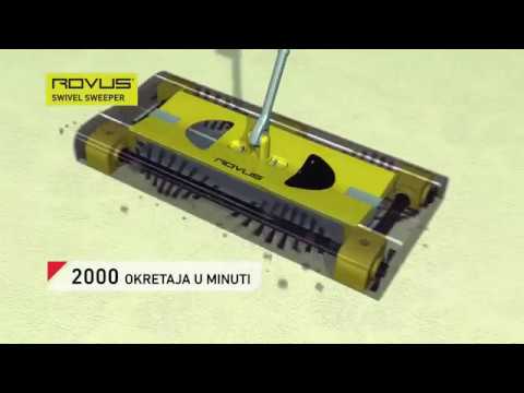 Električni čistač Rovus Swivel Sweeper 360