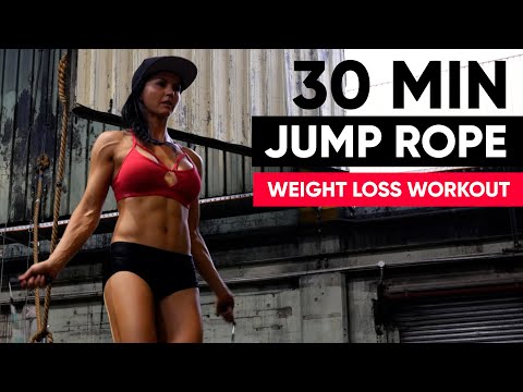 30 Minute Fat Burning Workout Jump Rope Skipping At Home