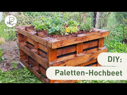 DIY: Hochbeet aus Paletten selber bauen (Anleitung)