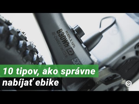 10 tipov, ako správne nabíjať ebike