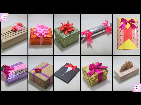 10 Fantastic Gift Wrap Ideas / 10 EASY GIFT WRAPPING IDEAS AND HACKS