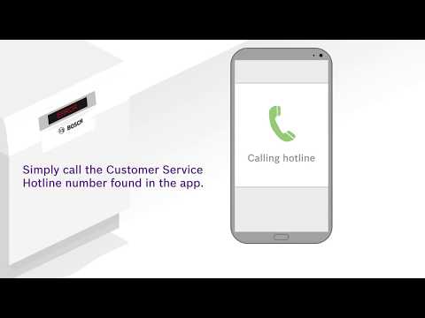 Bosch Home Appliances with Home Connect: Remote Diagnostics