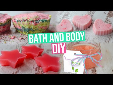 DIY - Scrub, Bomba do kúpeľa, Bath melt a Shower jellies