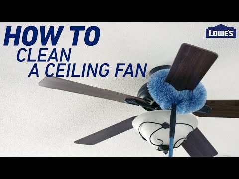 How To Clean a Ceiling Fan