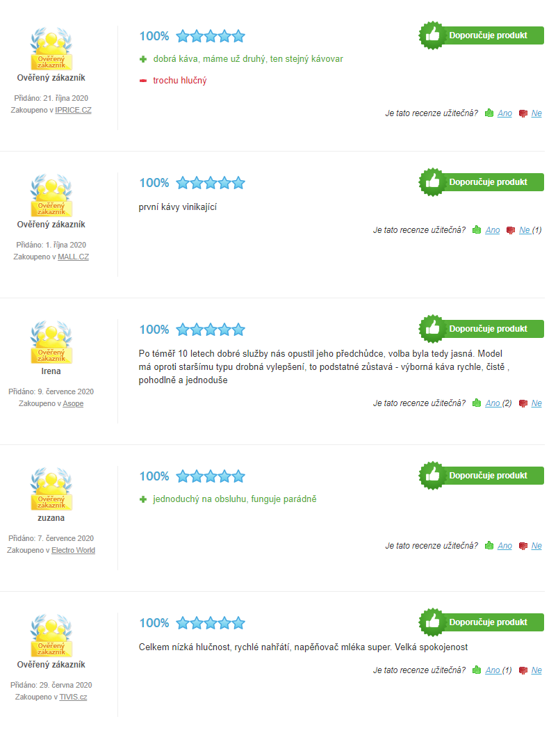 Krups EA810B70 - recenze zákazníků 