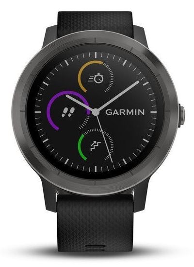 fitness inteligentní hodinky Garmin vívoActive 3 v černém provedení