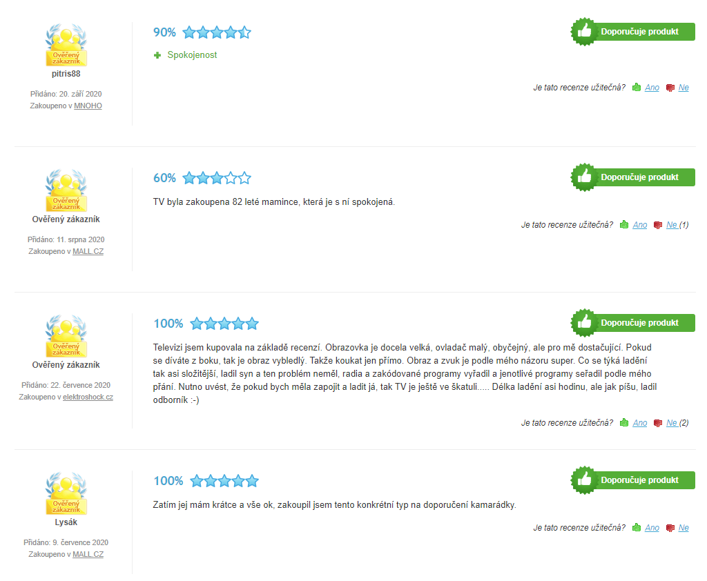 Samsung UE43RU7172 recenze zákazníků