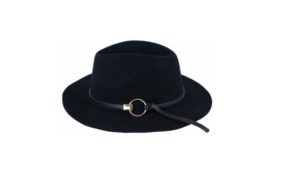 Černý dámský klobouk